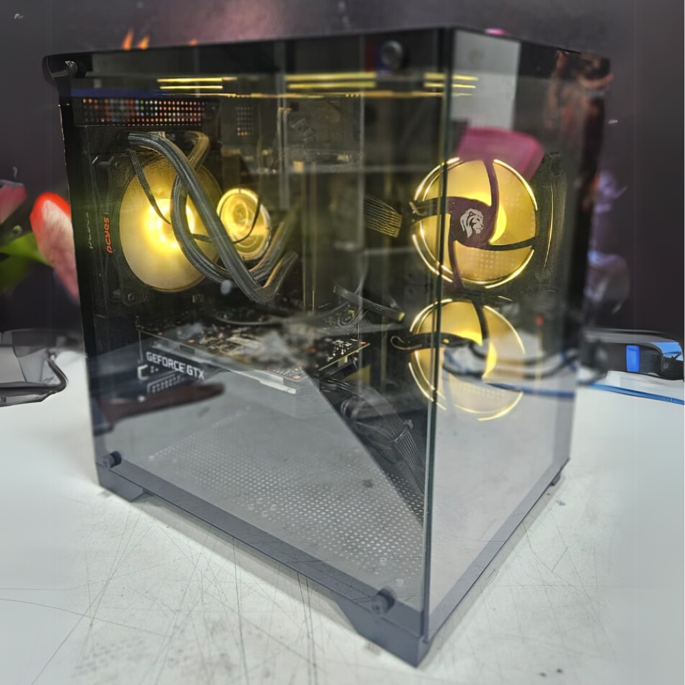 PC AQUÁRIO PRETO HAYOM I7 9° GERAÇÃO + GTX 1650
