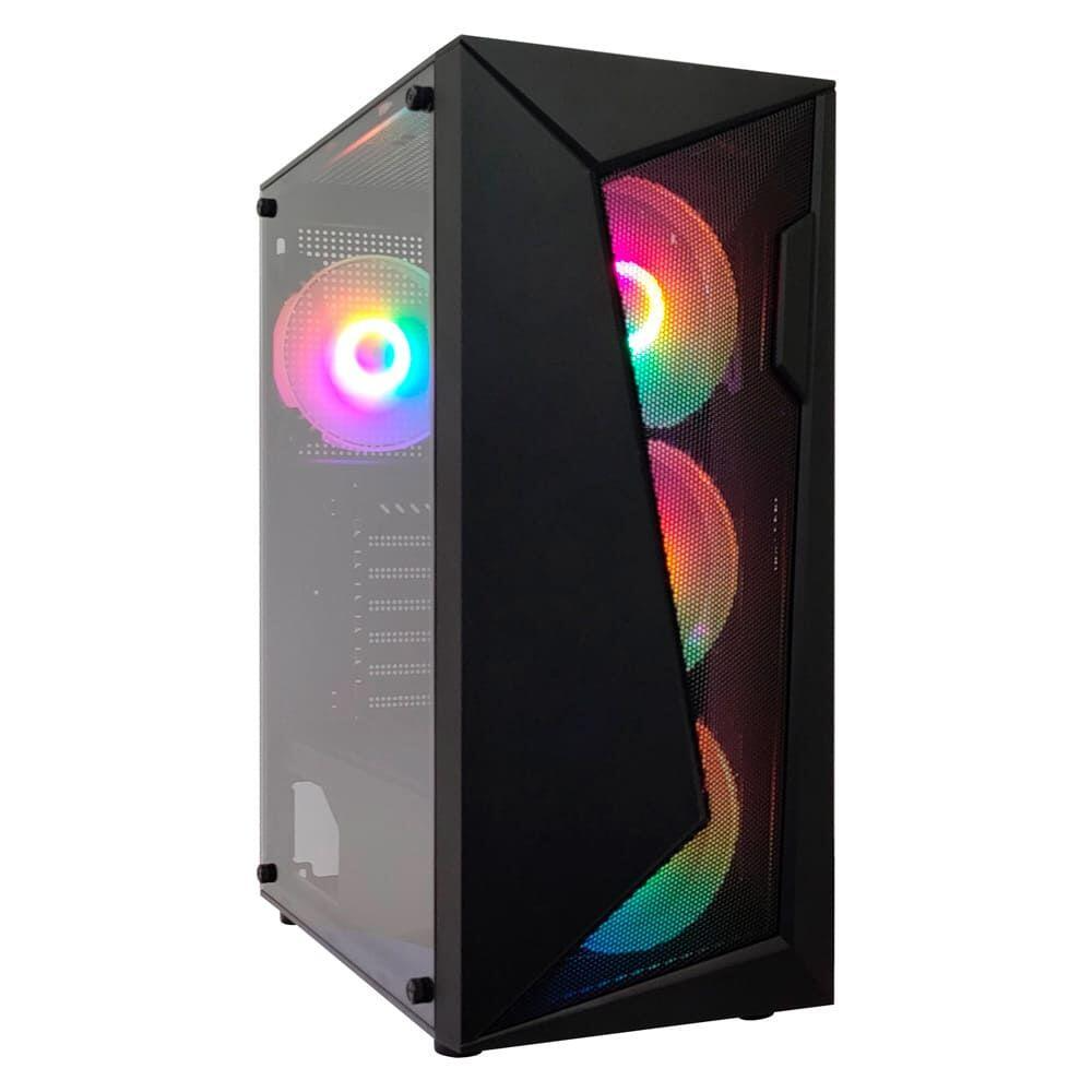 (GB0124) GABINETE GAMER DUEX DX305M, PRETO
