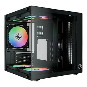 (GB0190) GABINETE GAMER BLUECASE LIFE, PRETO