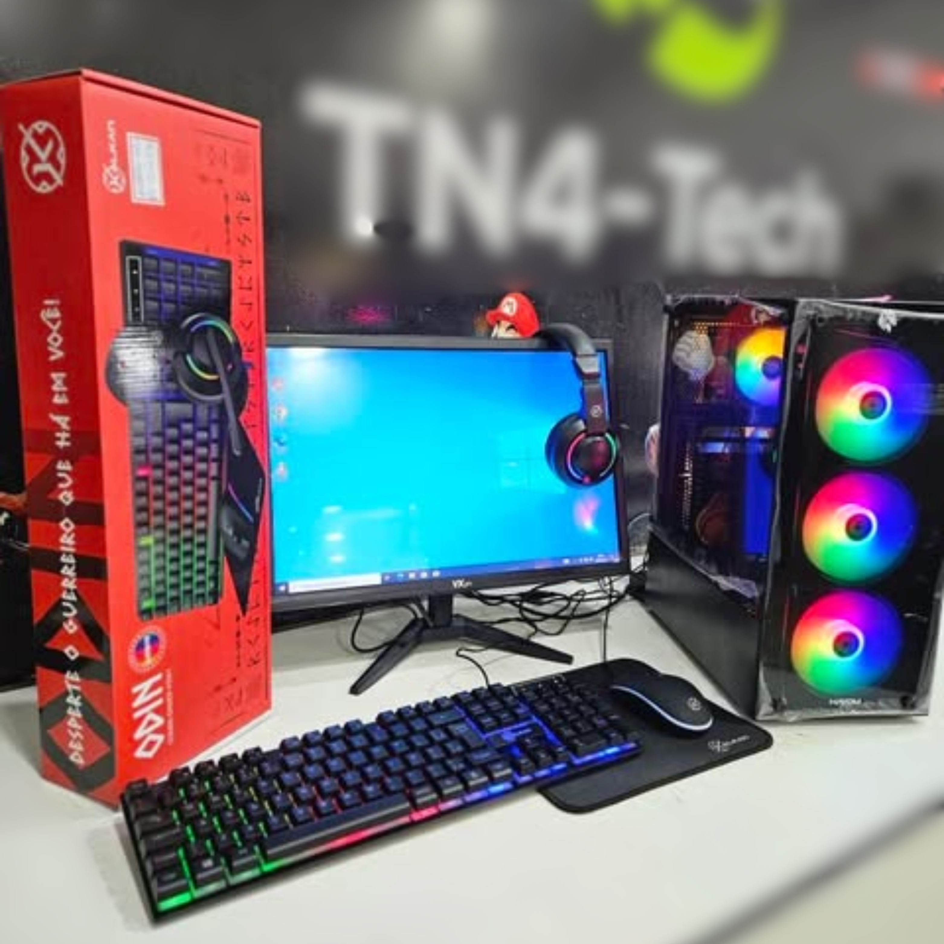 (PC0066) SETUP RYZEN 5500 + RTX 3050 6GB